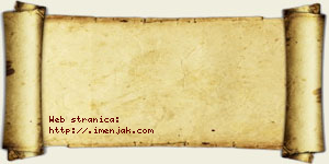 Nadja Perković vizit kartica